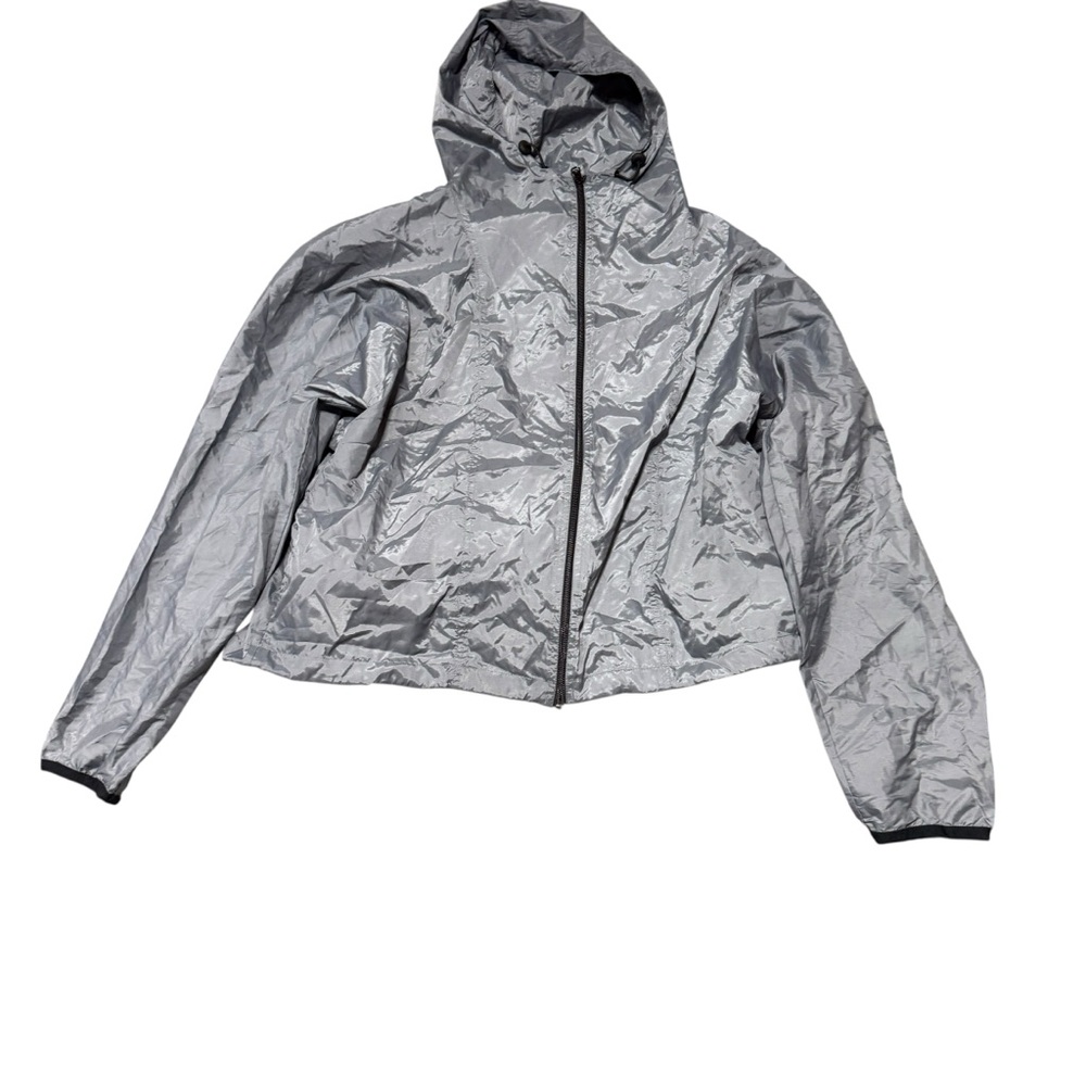 Banana Republic men Gray Hooded Utility Jacket